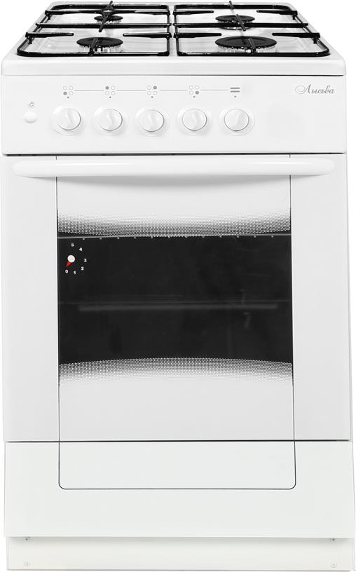 Плита газовая ЛЫСЬВА ГП 400 М2С-2у белая, без крышки