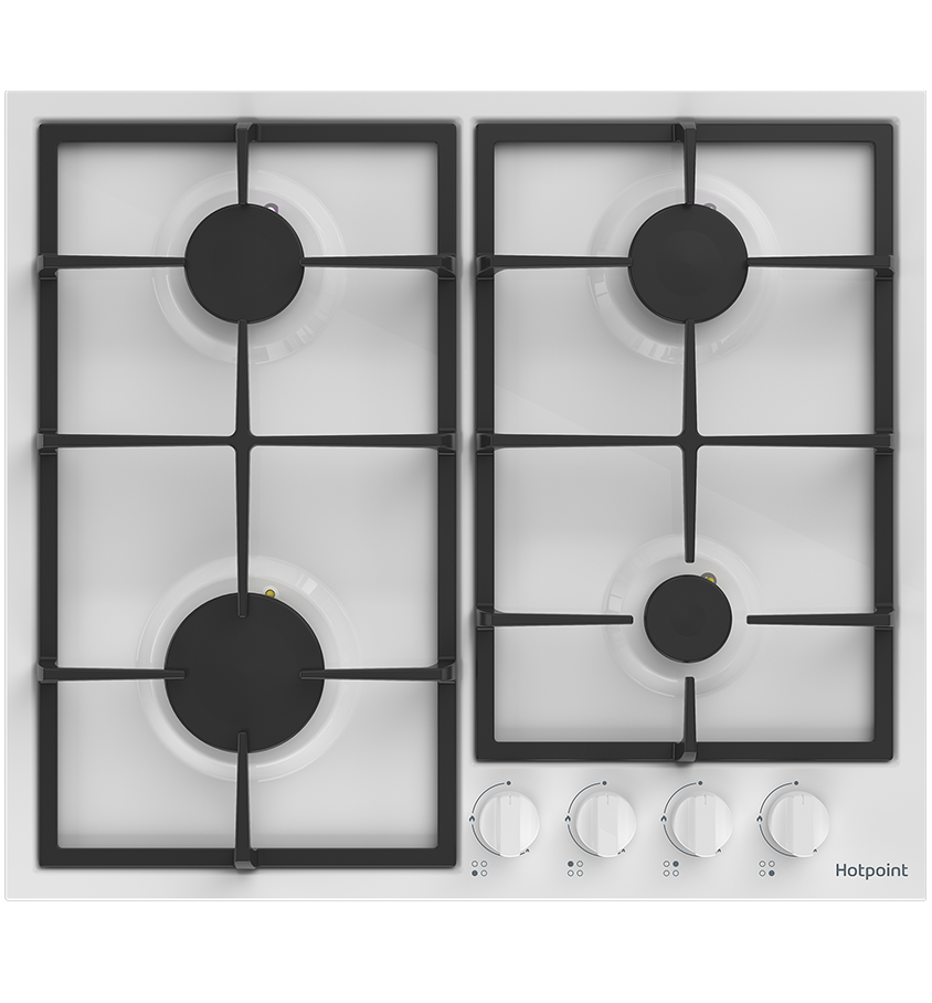 Газовая варочная поверхность Hotpoint HGMT 642 WH