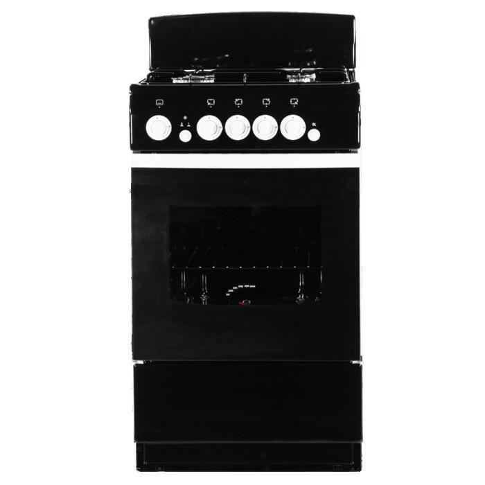 Плита газовая De Luxe 5040.36г(щ.) чёрн