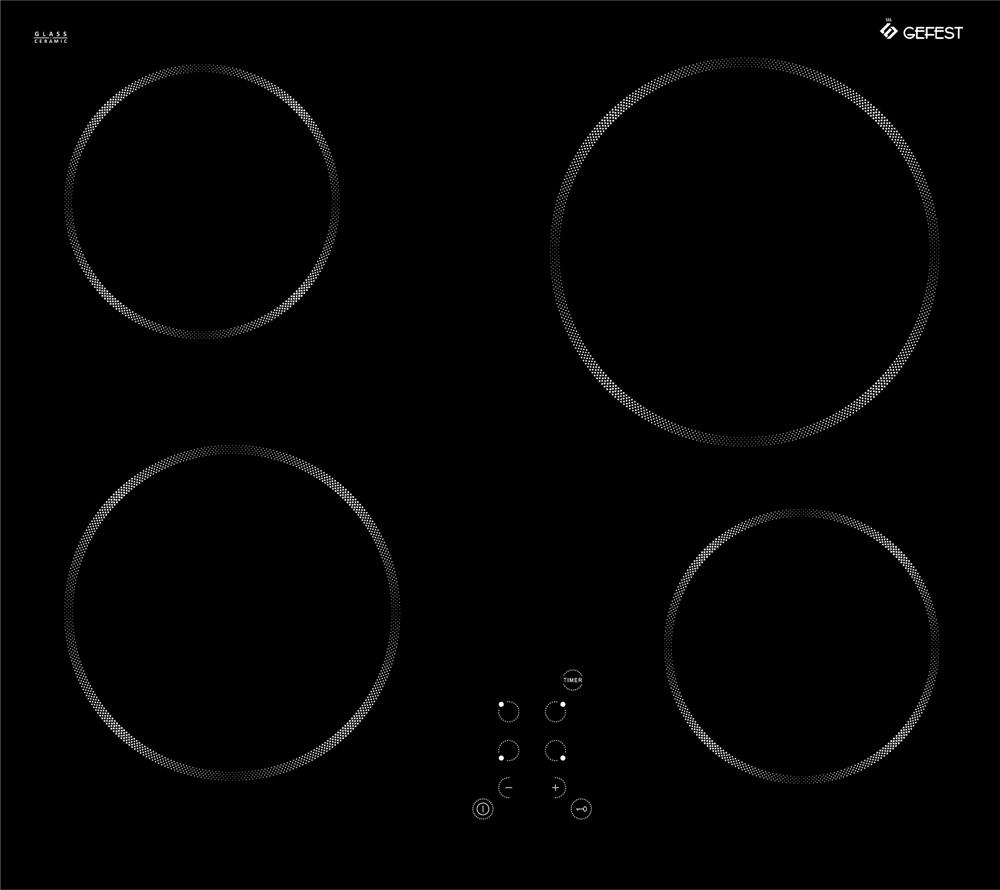 Электрическая варочная поверхность GEFEST ПВЭ 4233 K11