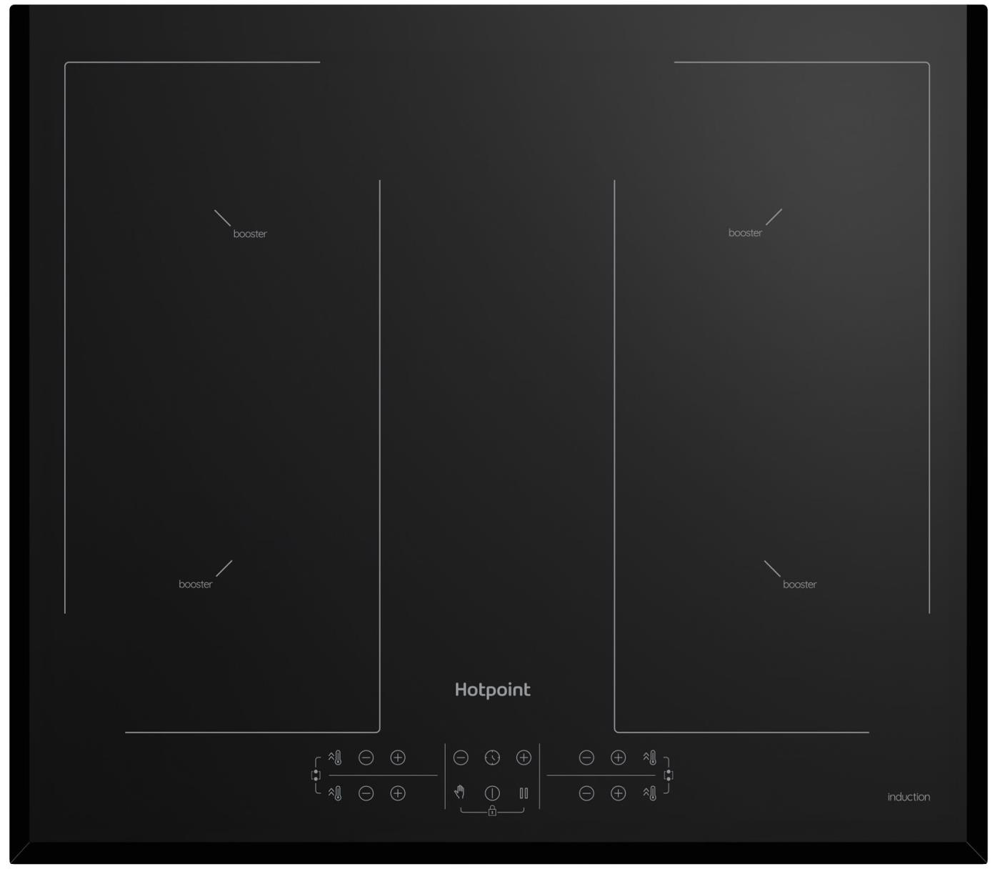 Индукционная варочная поверхность Hotpoint HB 1560B2 BA