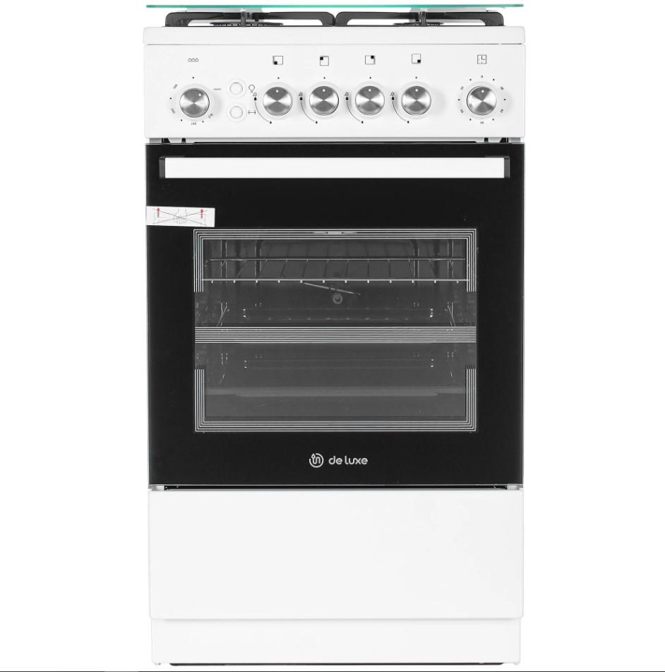 Плита газовая De Luxe 5040.40г(кр.) Ч/Р