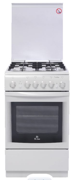 Плита газовая De Luxe 506040.03г (кр.) ч/р