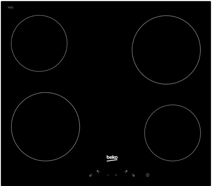 Электрическая варочная поверхность BEKO HIC 64400 E