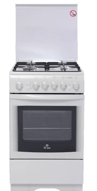 Плита газовая De Luxe 5040.31г (кр.) чр