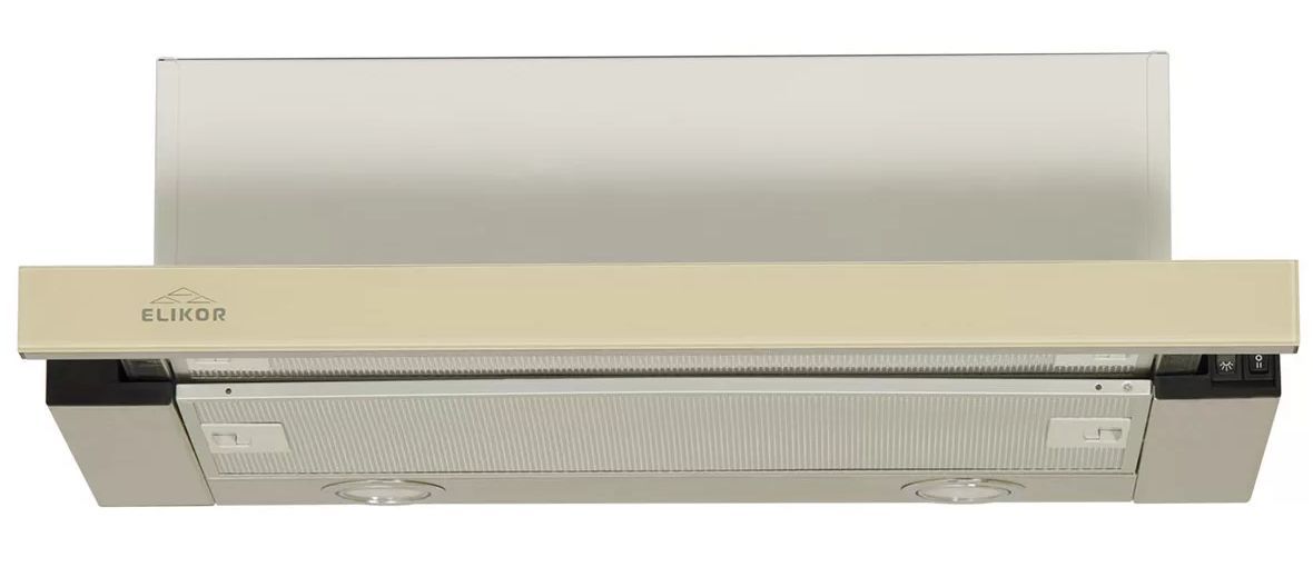 Вытяжка ELIKOR Интегра Glass 50Н-400-В2Д нержавейка/стекло бежевое