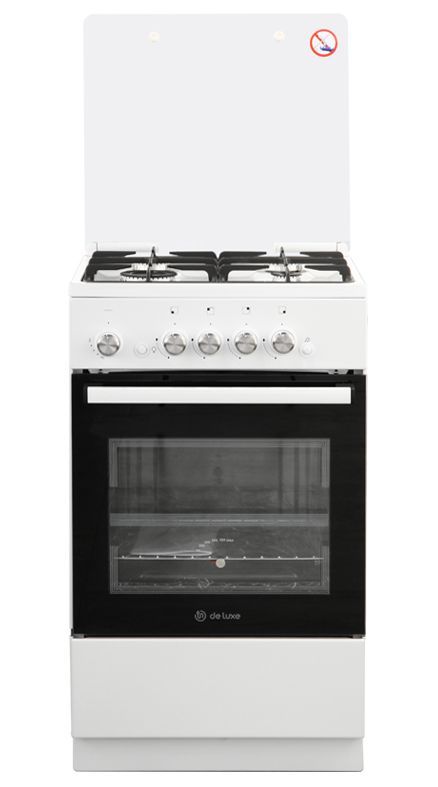 Плита газовая De Luxe 5040.42г(кр.) Ч/Р