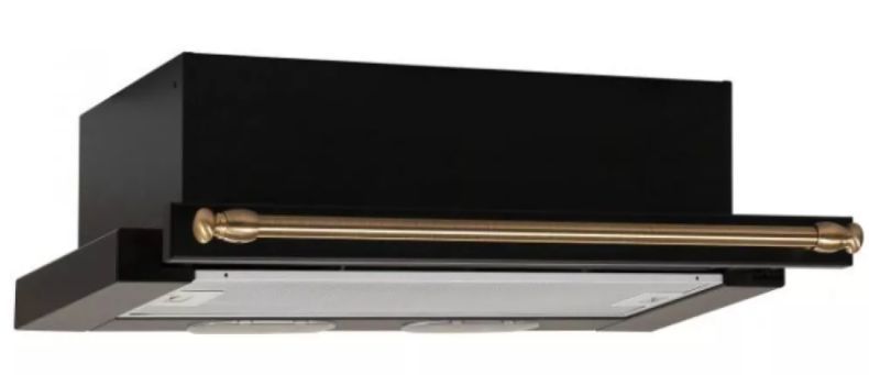 Вытяжка ELIKOR Интегра 60П-400-В2Л антрацит/рейлинг бронза