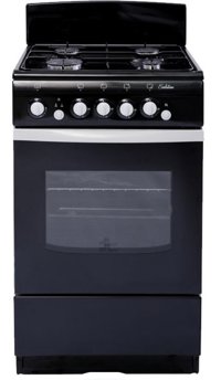 Плита газовая De Luxe 5040.36Г (951600) чер.