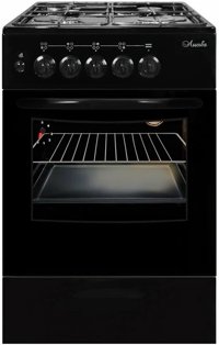 Плита газовая ЛЫСЬВА ГП 400МC СТ-2у черная без крышки