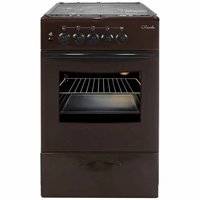 Плита газовая ЛЫСЬВА ГП 400МC-2у коричневая с крышкой