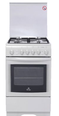 Плита газовая De Luxe 5040.31г (кр.) чр