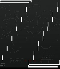 Электрическая варочная поверхность Maunfeld EVCE.453.D-BK